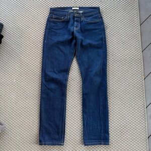 theunbrandedbrand Custom made 13oz true blue selvedge denim tapered denim jeans